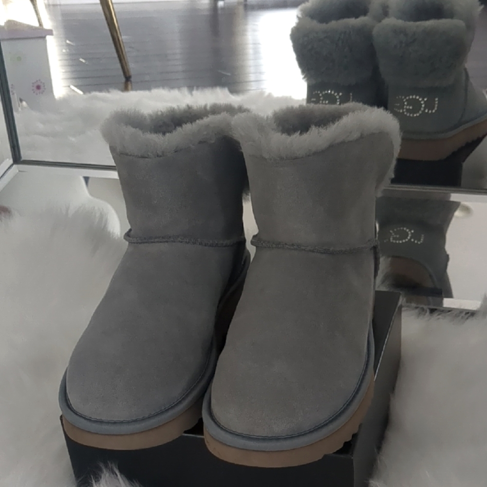 Ugg Gray Ankle Boots